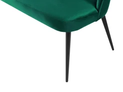 Panca da pranzo 2 posti OSBY Velluto Verde scuro