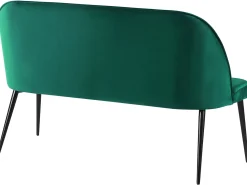 Panca da pranzo 2 posti OSBY Velluto Verde scuro