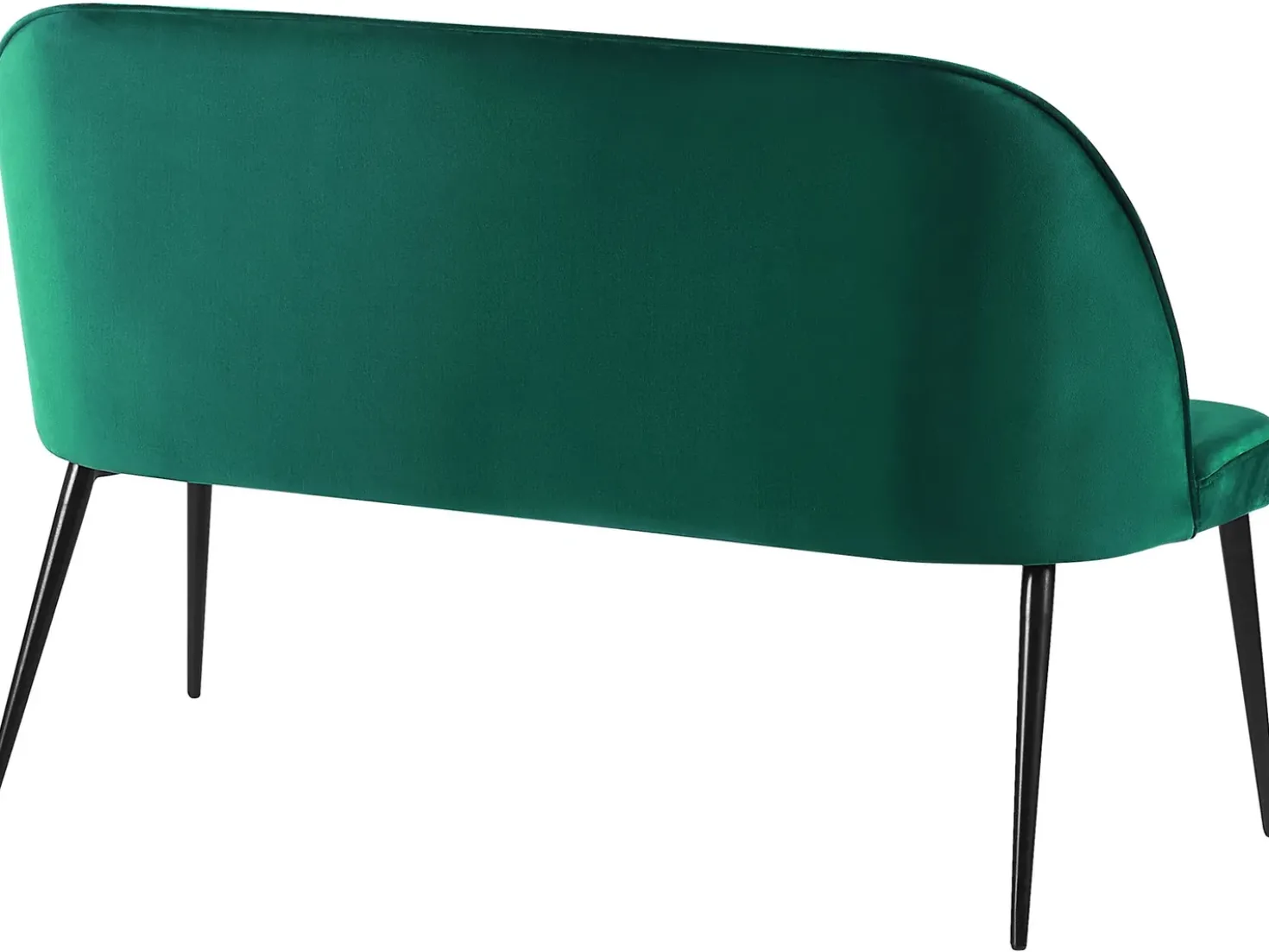 Panca da pranzo 2 posti OSBY Velluto Verde scuro