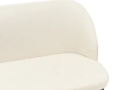 Panca da pranzo 2 posti OSBY Tessuto Beige chiaro