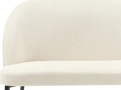 Panca da pranzo 2 posti OSBY Tessuto Beige chiaro