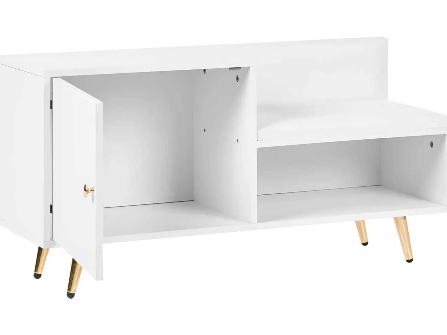 Panca porta scarpe KELOWNA Bianco