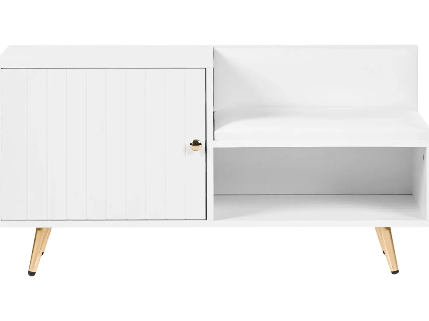 Panca porta scarpe KELOWNA Bianco
