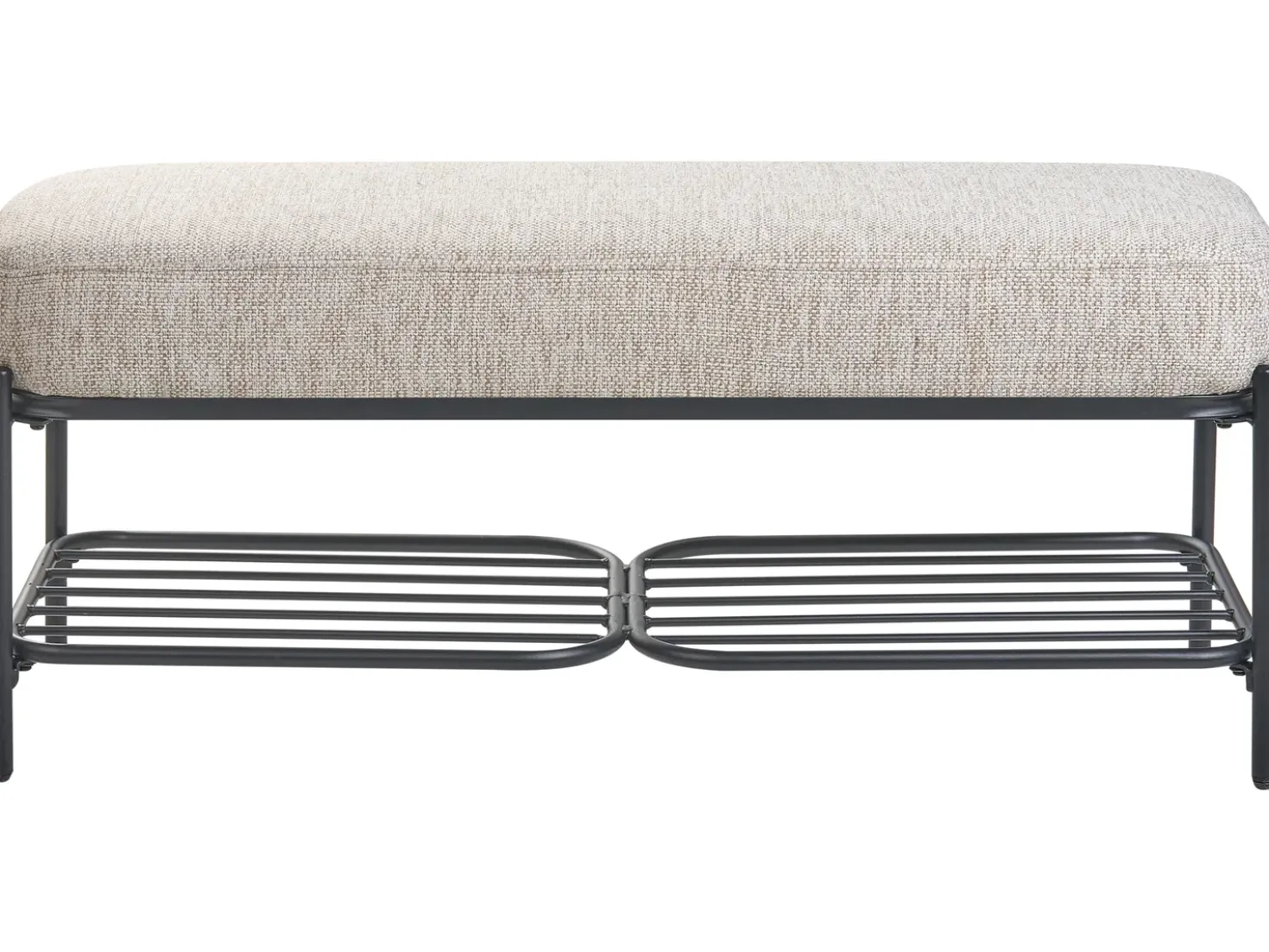 Panca porta scarpe TRUCKEE Tessuto Beige