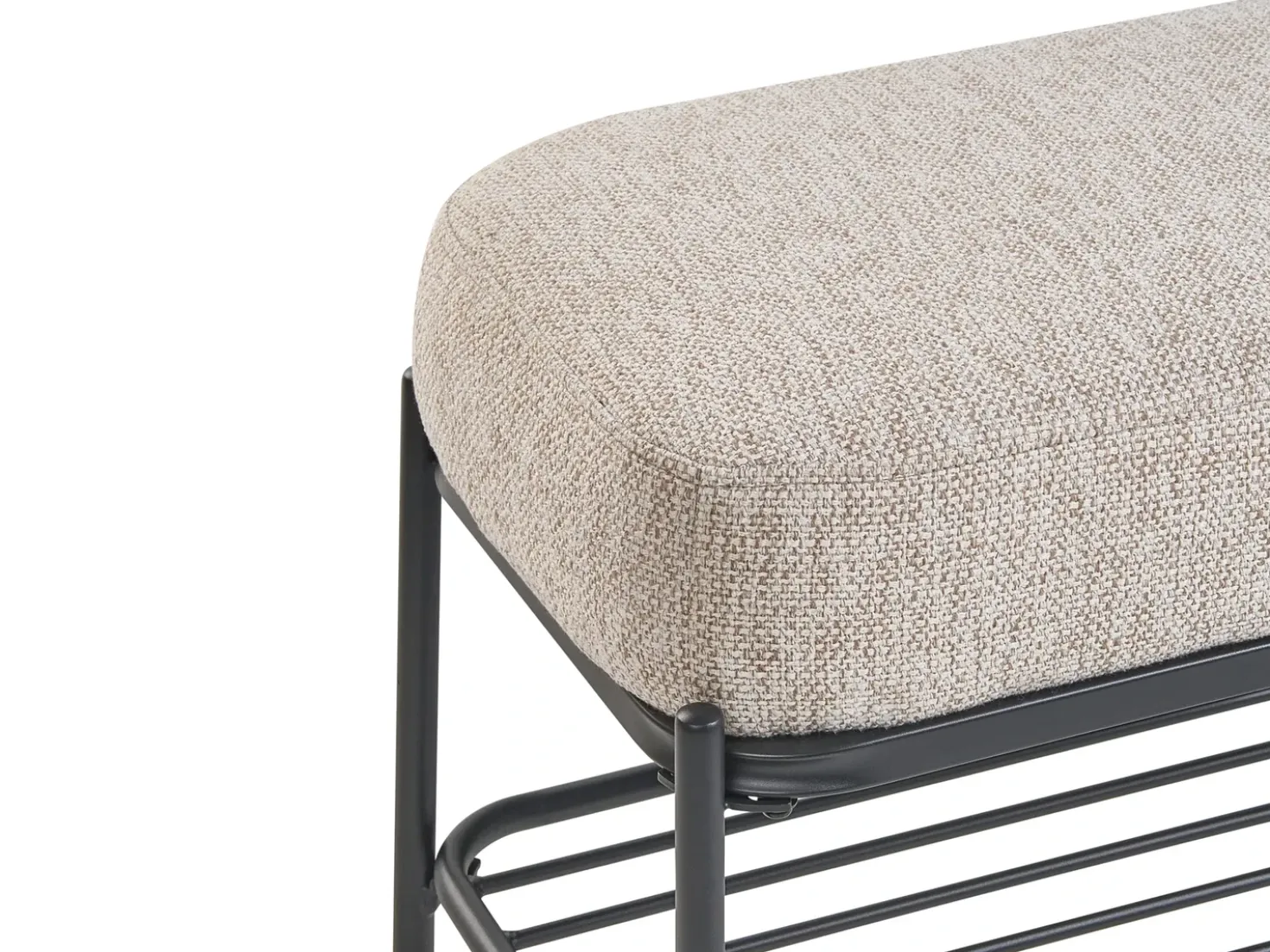 Panca porta scarpe TRUCKEE Tessuto Beige