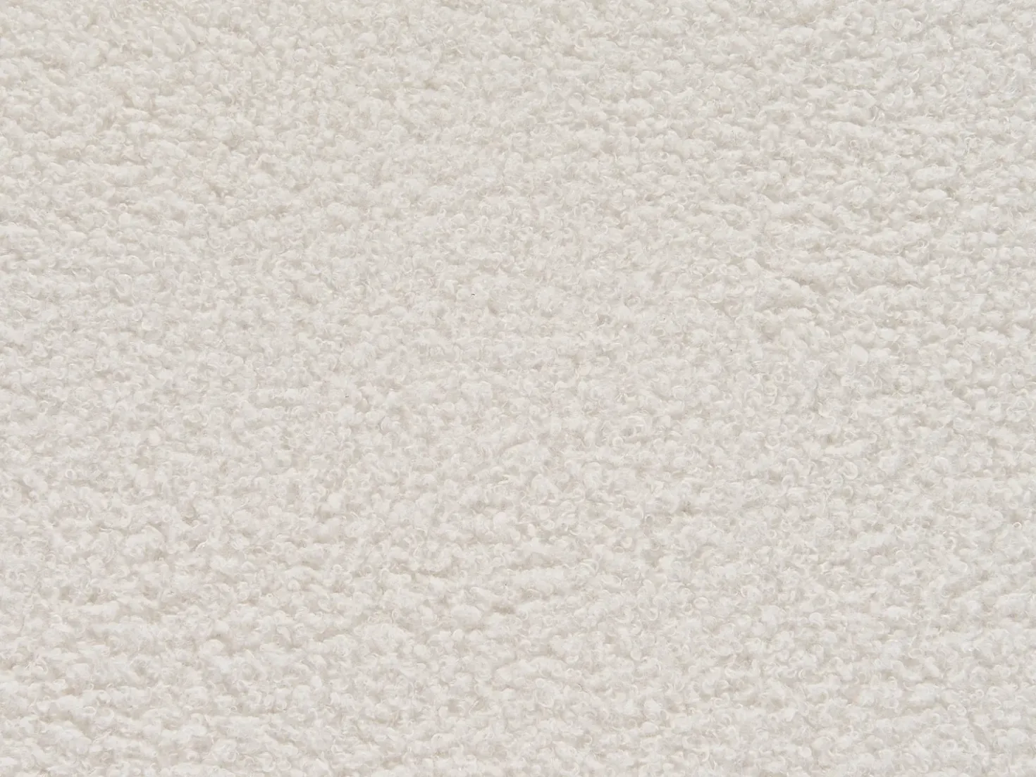 Panca porta scarpe VAIL Bouclé Bianco sporco con contenitore