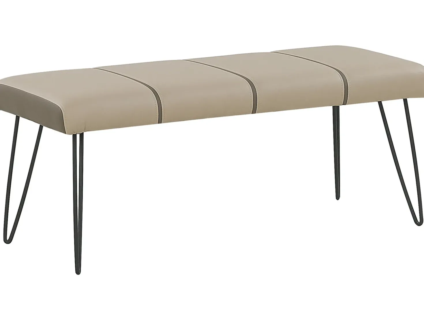 Panchina BETIN Pelle sintetica Beige sabbia