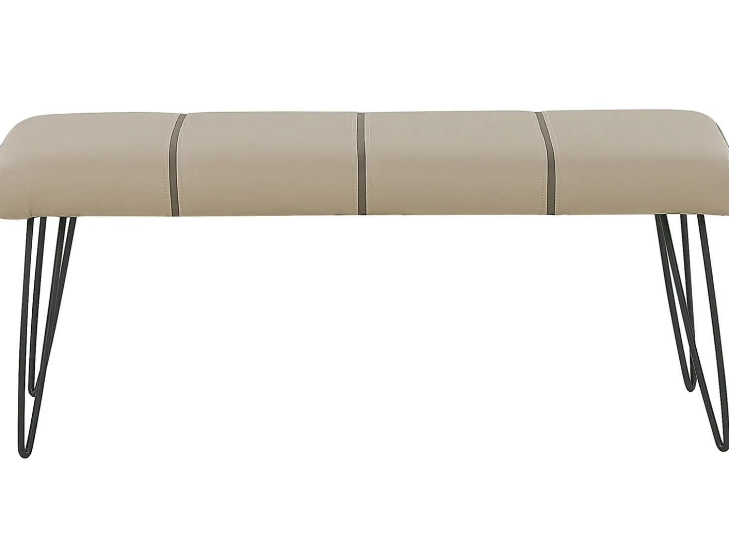Panchina BETIN Pelle sintetica Beige sabbia