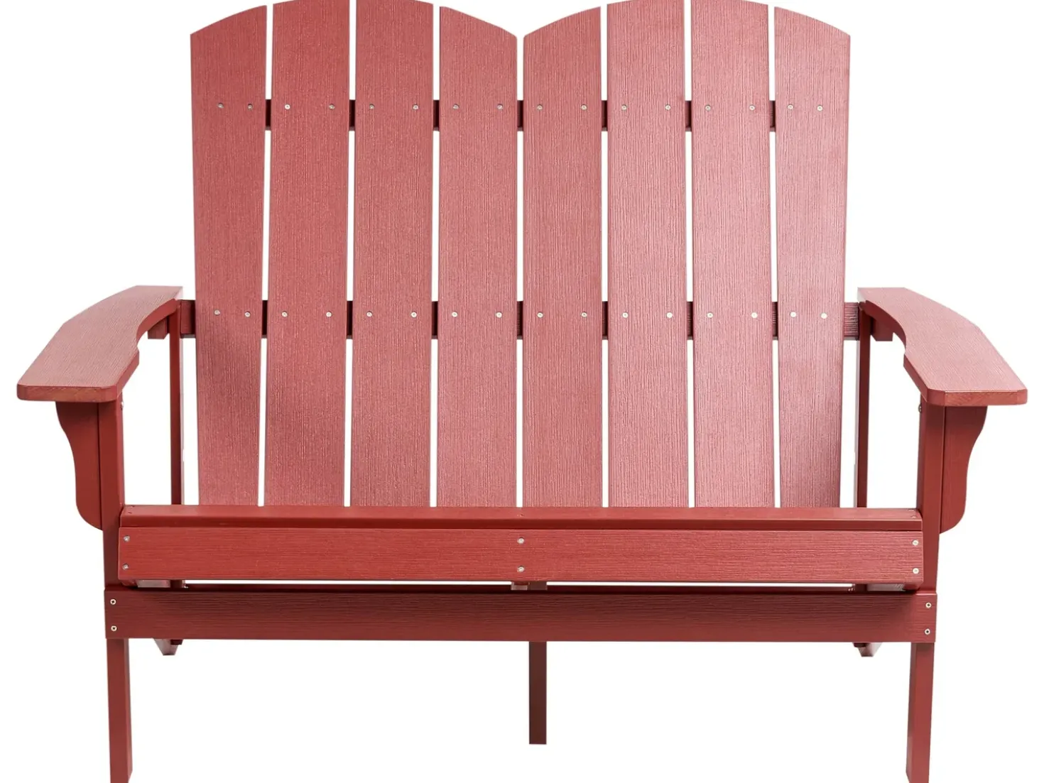 Panchina da giardino ADIRONDACK 125 cm Rosso