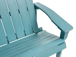 Panchina da giardino ADIRONDACK 125 cm Azzurro