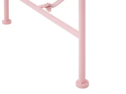 Panchina da giardino CAVINIA 125 cm Metallo Rosa