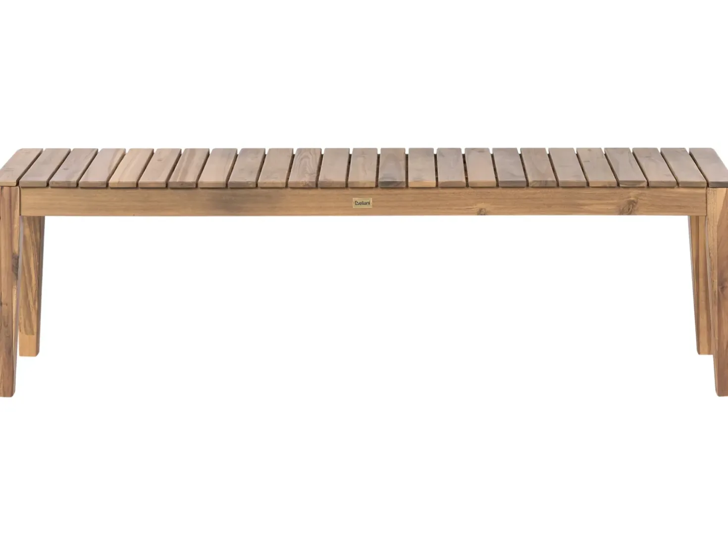 Panchina da giardino CHIOGGIA 155 cm Legno di acacia certificato Marrone chiaro