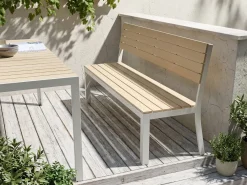 Panchina da giardino COMO 174 cm Beige