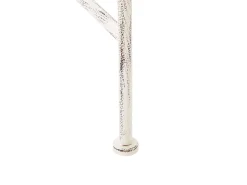 Panchina da giardino MILAZZO 130 cm Metallo Bianco