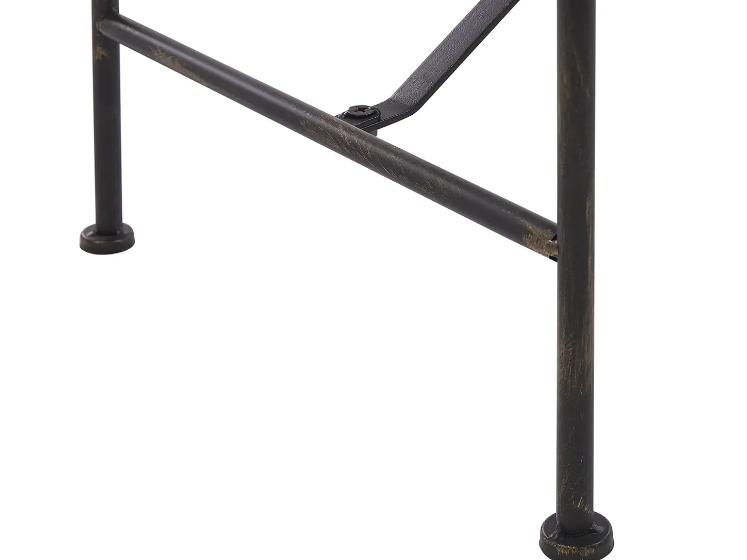 Panchina da giardino MILAZZO 130 cm Metallo Nero