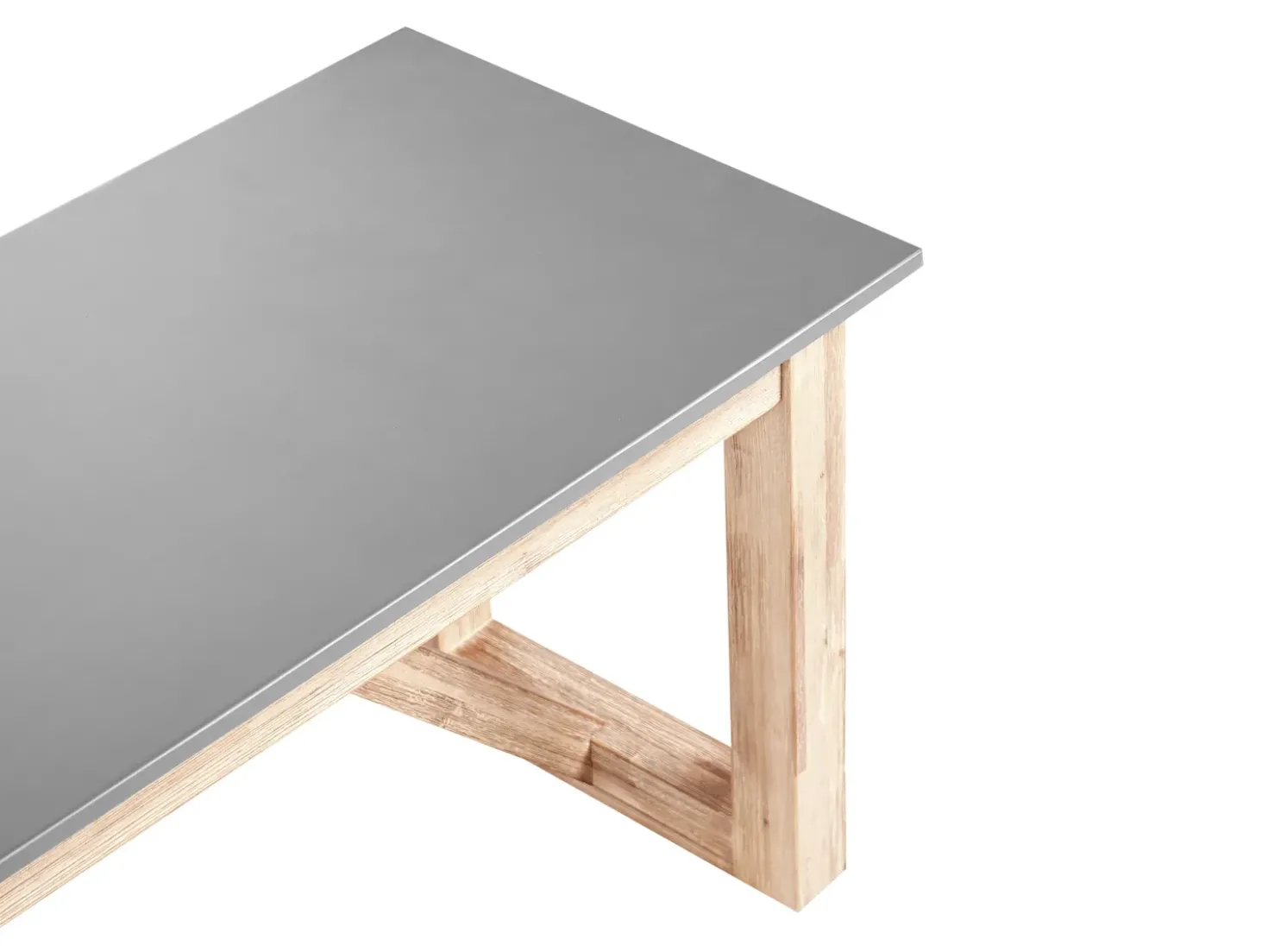 Panchina da giardino NOTTERI 180 cm Cemento Grigio