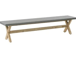 Panchina da giardino OLBIA 200 cm Cemento Grigio