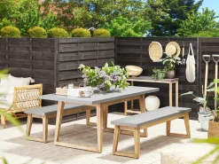 Panchina da giardino ORIA 160 cm Cemento Grigio