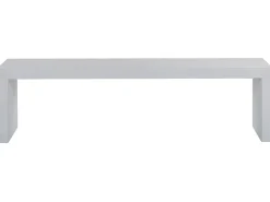 Panchina da giardino TARANTO 150 cm Cemento Bianco