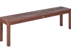 Panchina da giardino TUSCANIA 160 cm Legno d'eucalipto Marrone scuro