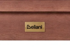 Panchina da giardino TUSCANIA 160 cm Legno d'eucalipto Marrone scuro