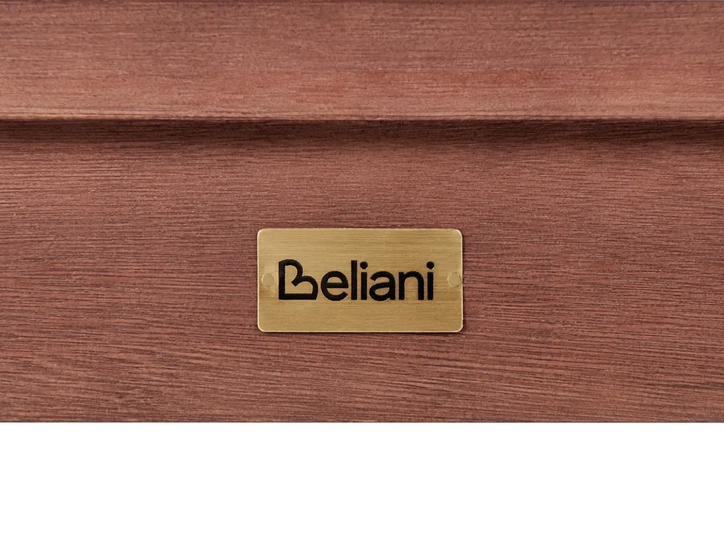 Panchina da giardino TUSCANIA 160 cm Legno d'eucalipto Marrone scuro