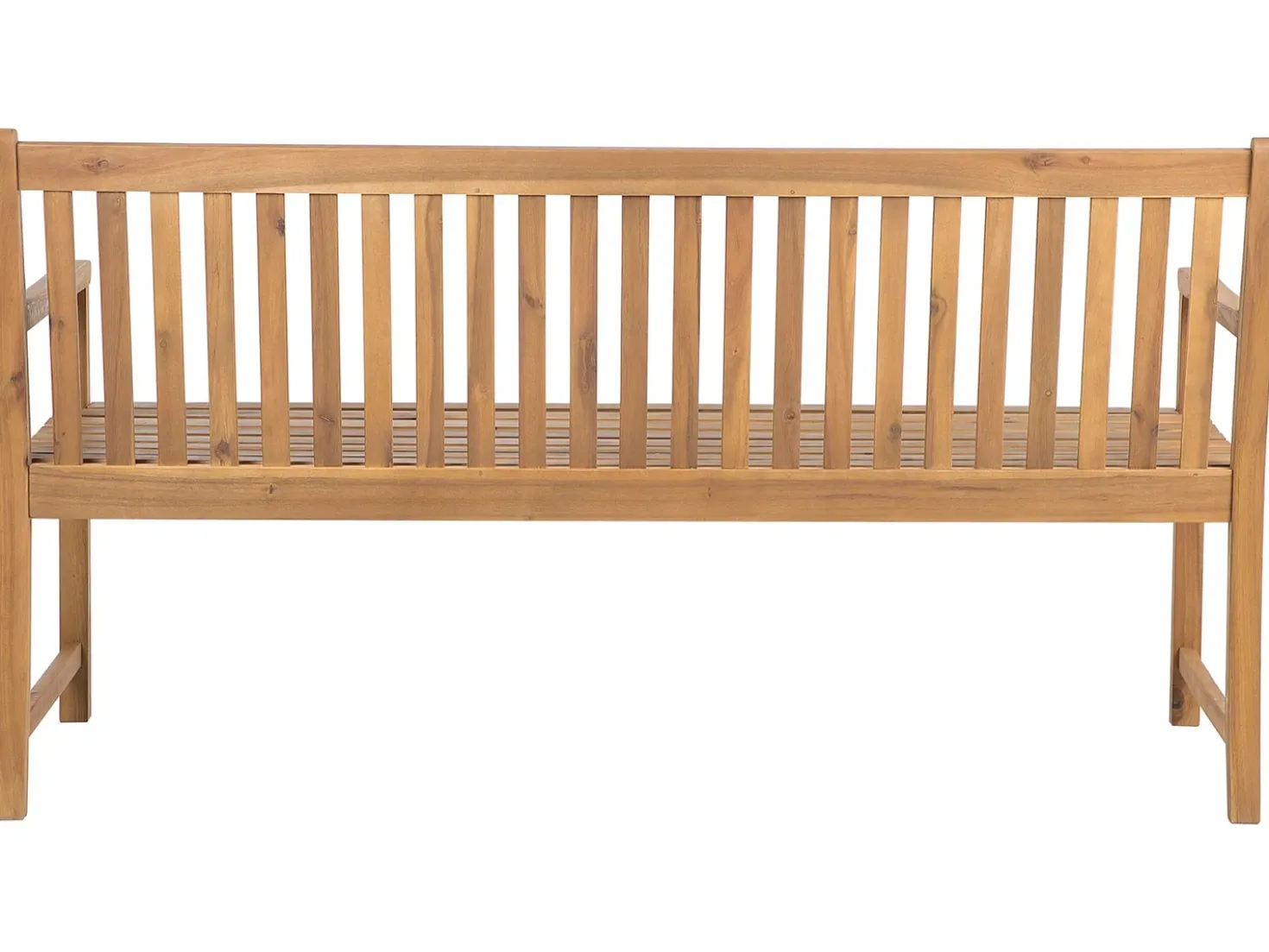 Panchina da giardino VIVARA 160 cm Legno di acacia certificato Marrone chiaro
