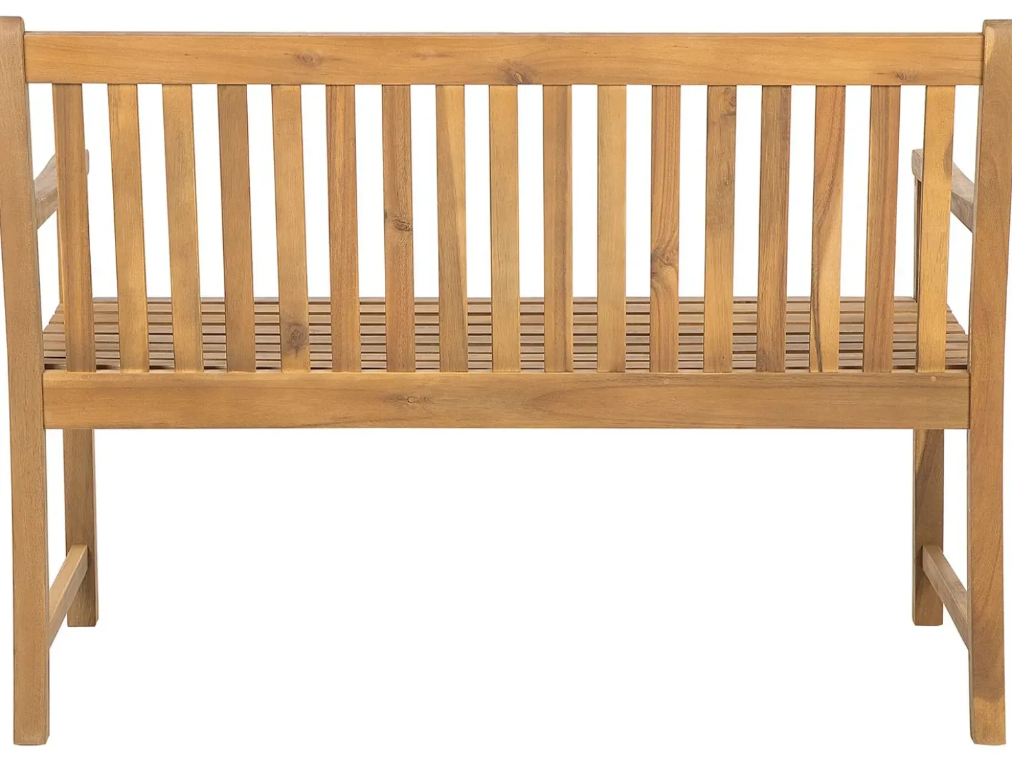 Panchina da giardino VIVARA 120 cm Legno di acacia certificato Marrone chiaro