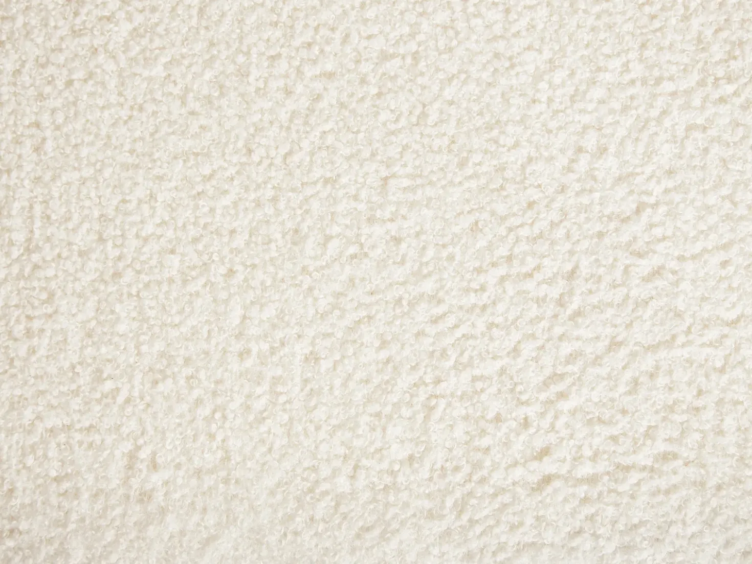Panchina ELLENDALE Bouclé Bianco sporco