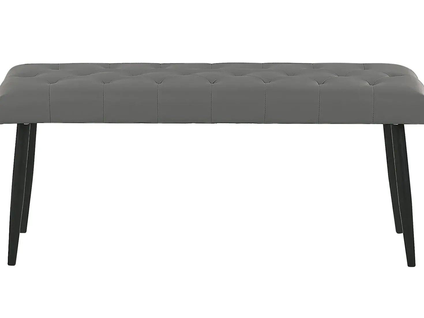 Panchina ESSONNE Pelle sintetica Grigio