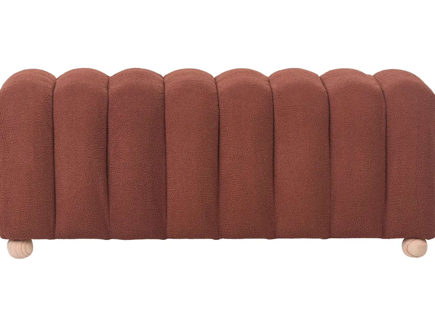 Panchina IDYLLWILD Bouclé Marrone dorato