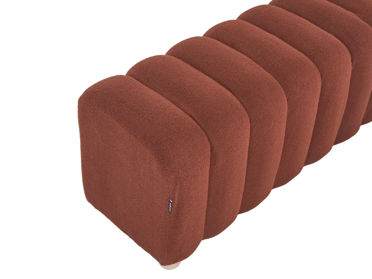 Panchina IDYLLWILD Bouclé Marrone dorato