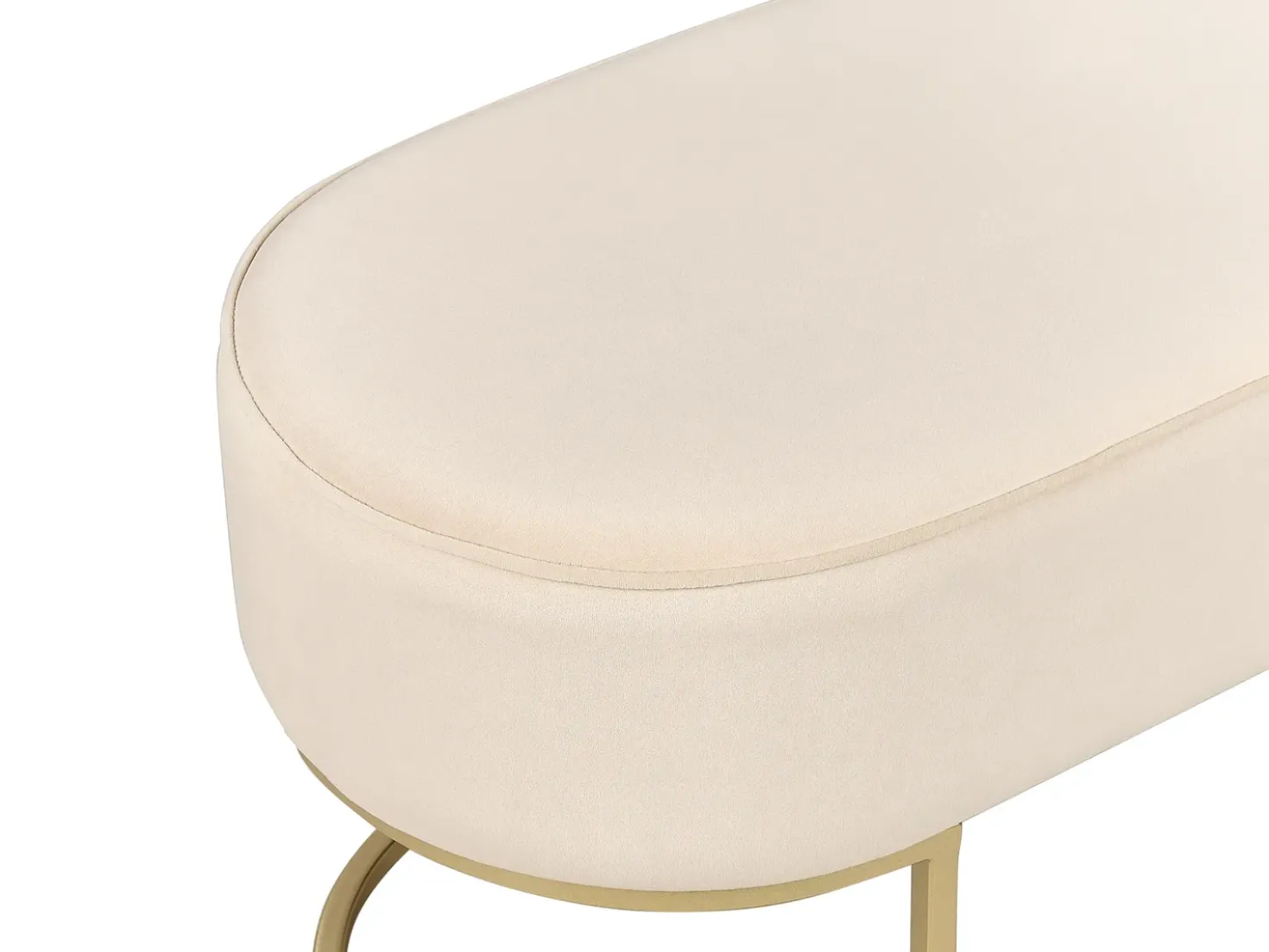 Panchina MILRY Velluto Beige chiaro
