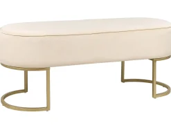 Panchina MILRY Velluto Beige chiaro