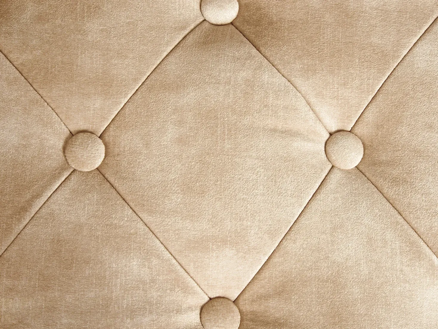 Panchina ROSEVILLE Velluto Beige