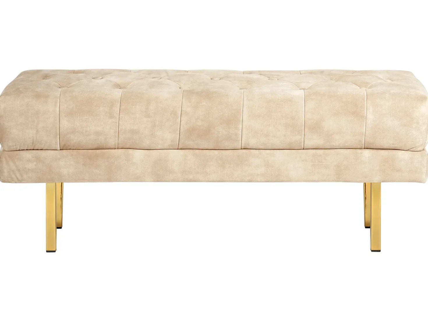 Panchina ROSEVILLE Velluto Beige