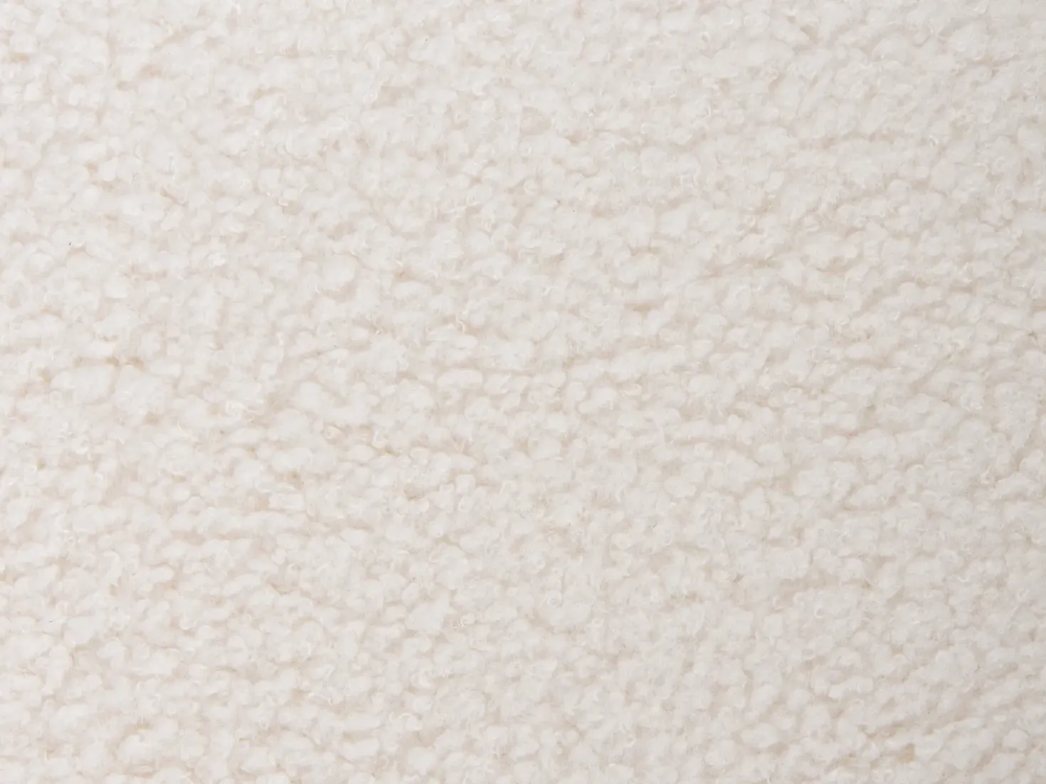Panchina TAMRE Bouclé Bianco sporco/Marrone scuro