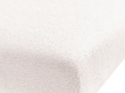 Panchina TAMRE Bouclé Bianco sporco/Marrone scuro