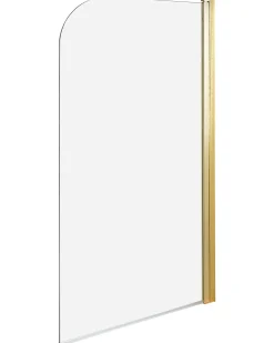 Parete doccia per vasca LAPAN 140 x 80 cm Oro