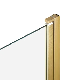 Parete doccia per vasca LAPAN 140 x 80 cm Oro