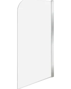Parete doccia per vasca LAPAN 140 x 80 cm Argento