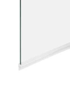 Parete doccia per vasca LAPAN 140 x 80 cm Argento