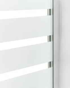 Parete doccia per vasca TUAPI 140 x 120 cm Argento