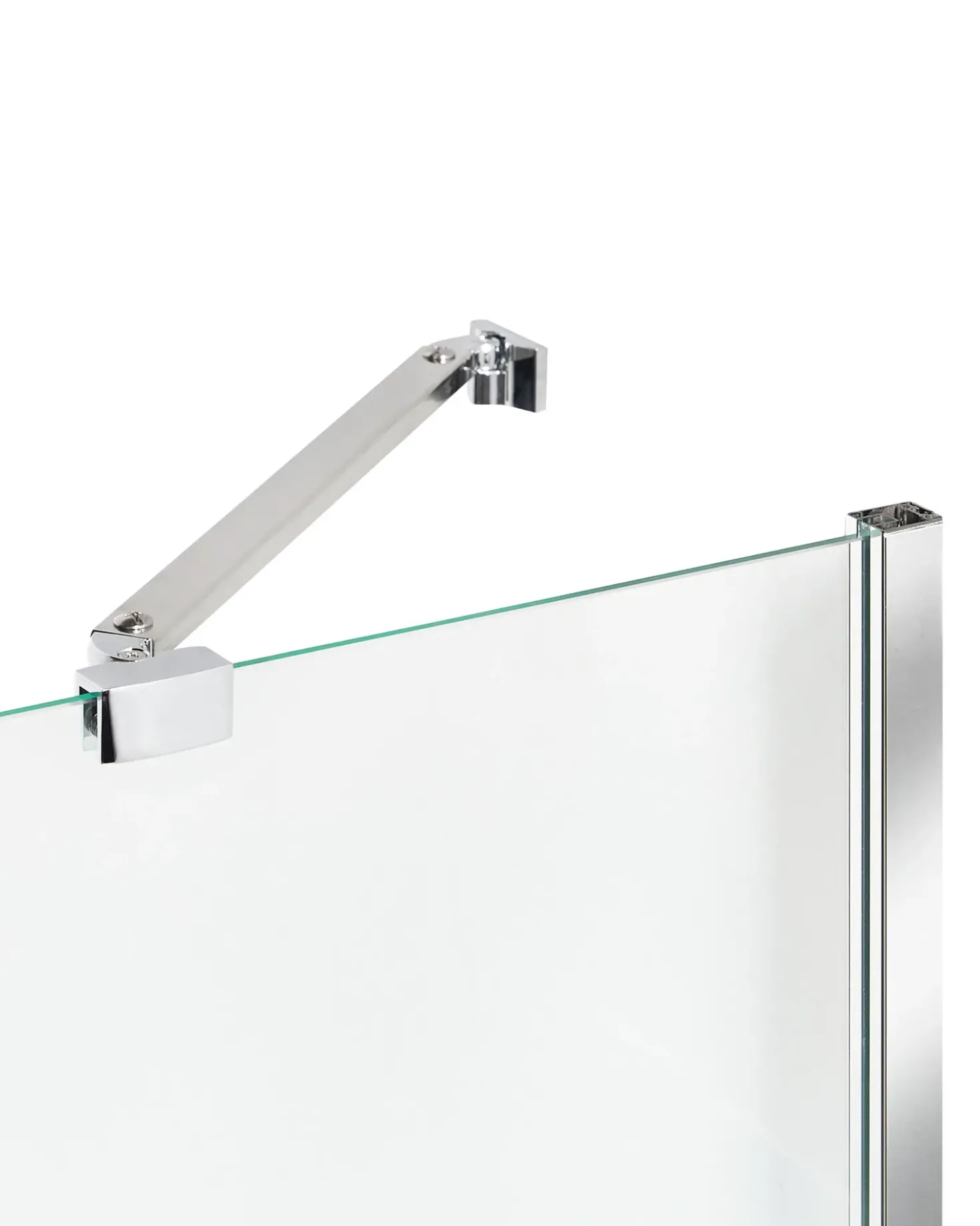 Parete doccia per vasca TUAPI 140 x 120 cm Argento