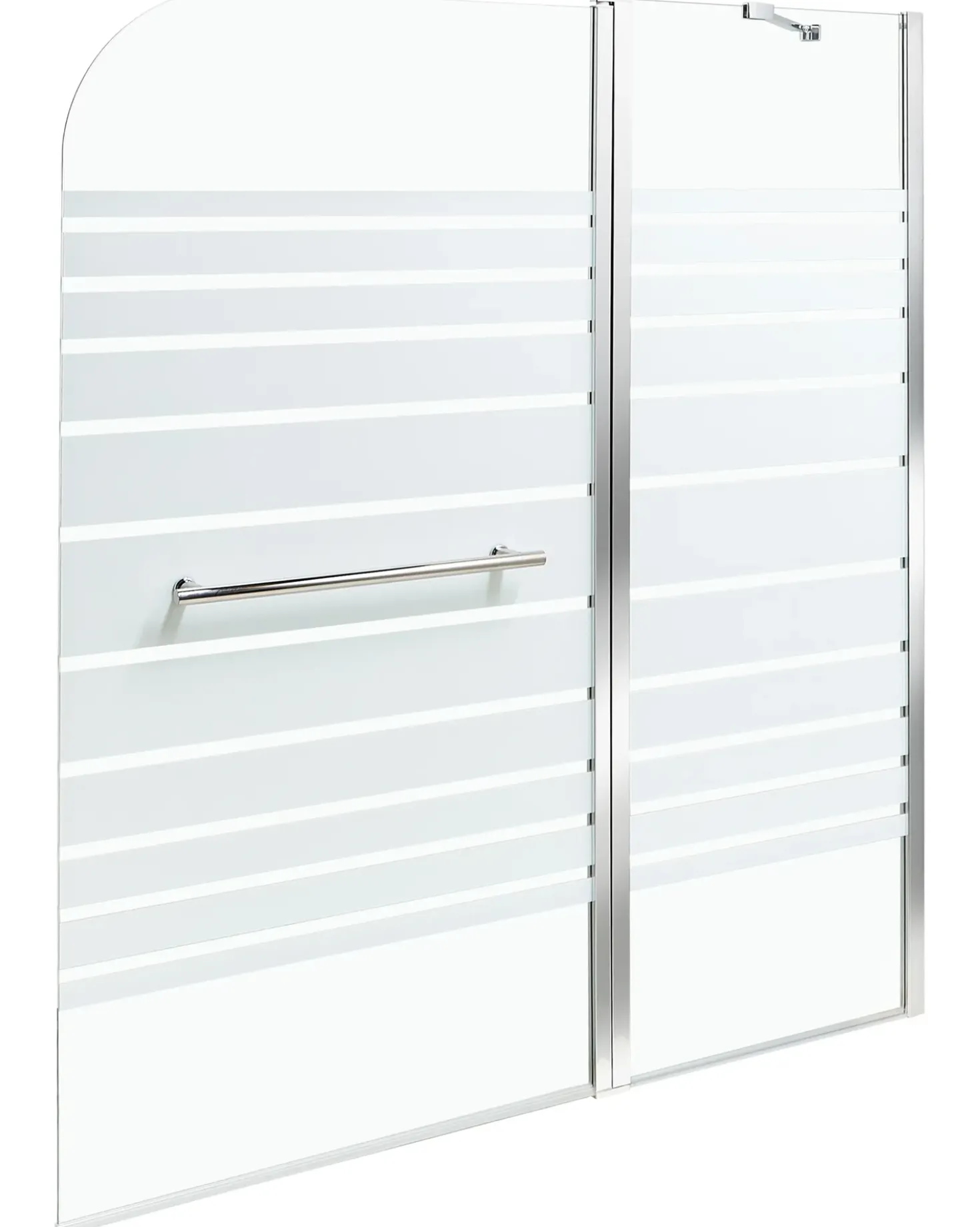 Parete doccia per vasca TUAPI 140 x 120 cm Argento