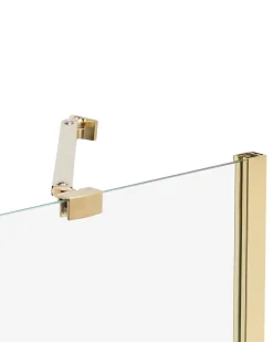 Parete doccia per vasca TUAPI 140 x 120 cm Oro