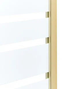 Parete doccia per vasca TUAPI 140 x 120 cm Oro