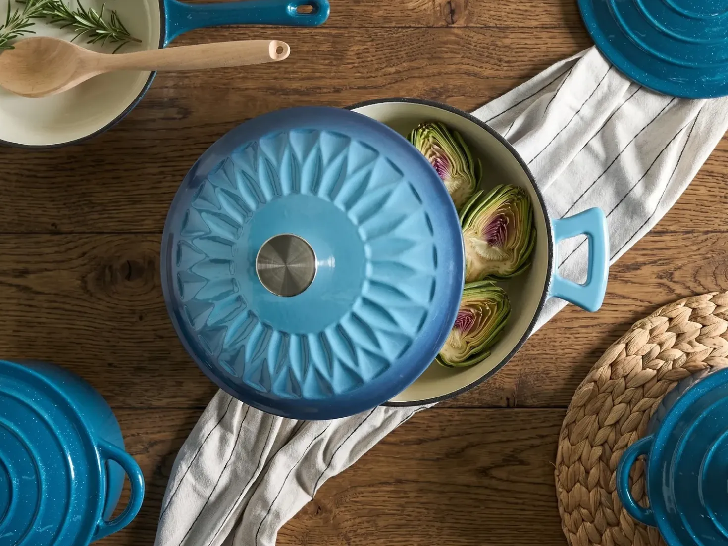 Pentola in ghisa CASTINO Blu