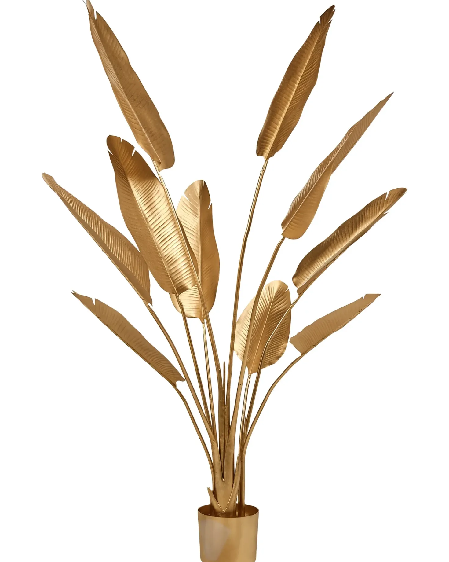 Pianta artificiale BANANA TREE 162 cm Oro