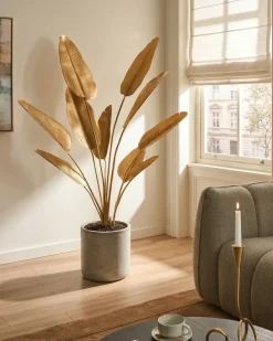Pianta artificiale BANANA TREE 162 cm Oro